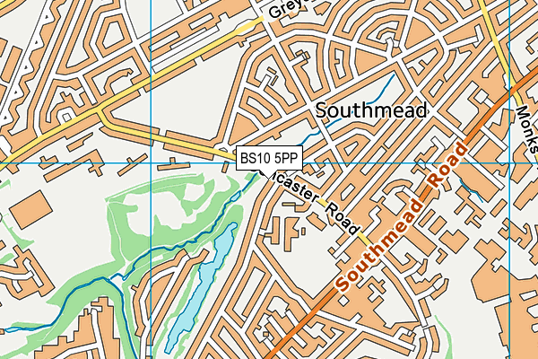 Southmead Adventure Playground map (BS10 5PP) - OS VectorMap District (Ordnance Survey)