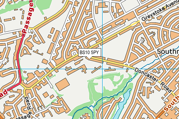 Badocks Wood Recreation Field map (BS10 5PY) - OS VectorMap District (Ordnance Survey)
