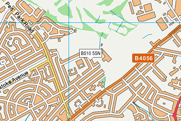 BS10 5SN map - OS VectorMap District (Ordnance Survey)