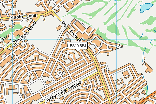 BS10 6EJ map - OS VectorMap District (Ordnance Survey)