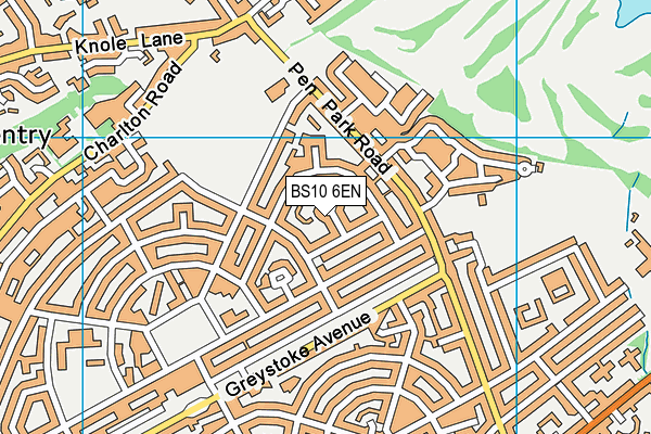 BS10 6EN map - OS VectorMap District (Ordnance Survey)