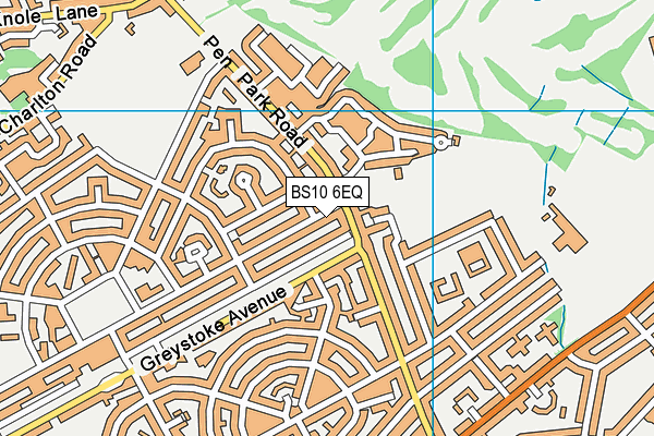 BS10 6EQ map - OS VectorMap District (Ordnance Survey)