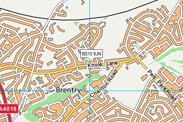 BS10 6JN map - OS VectorMap District (Ordnance Survey)