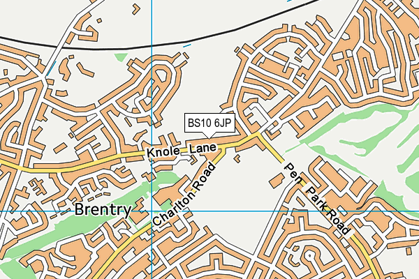 BS10 6JP map - OS VectorMap District (Ordnance Survey)