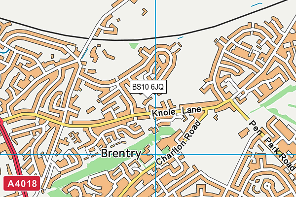 BS10 6JQ map - OS VectorMap District (Ordnance Survey)