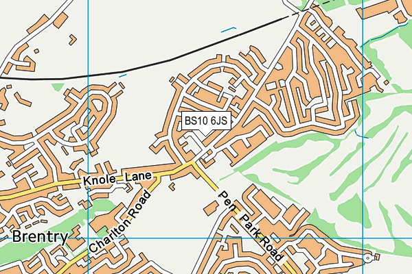 BS10 6JS map - OS VectorMap District (Ordnance Survey)