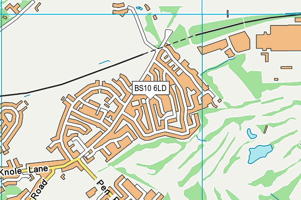 BS10 6LD map - OS VectorMap District (Ordnance Survey)