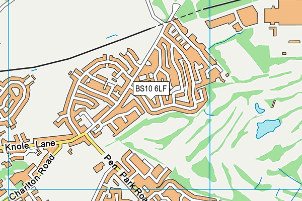 BS10 6LF map - OS VectorMap District (Ordnance Survey)