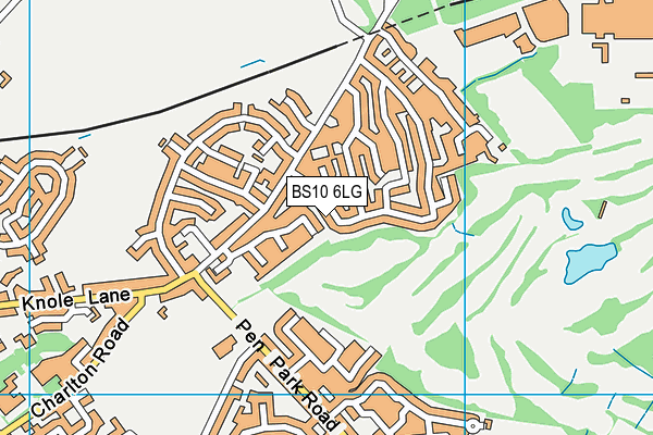 BS10 6LG map - OS VectorMap District (Ordnance Survey)