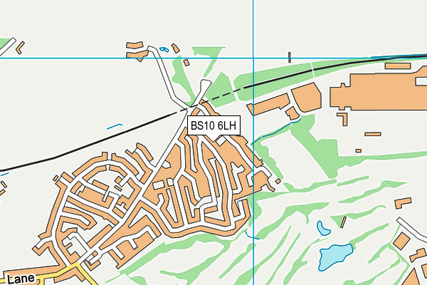 BS10 6LH map - OS VectorMap District (Ordnance Survey)
