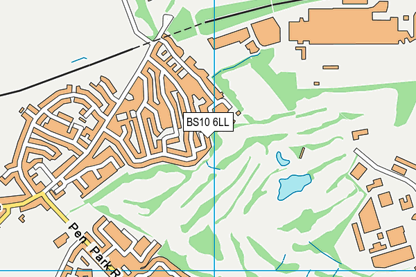 BS10 6LL map - OS VectorMap District (Ordnance Survey)