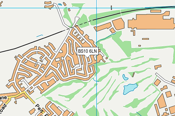 BS10 6LN map - OS VectorMap District (Ordnance Survey)