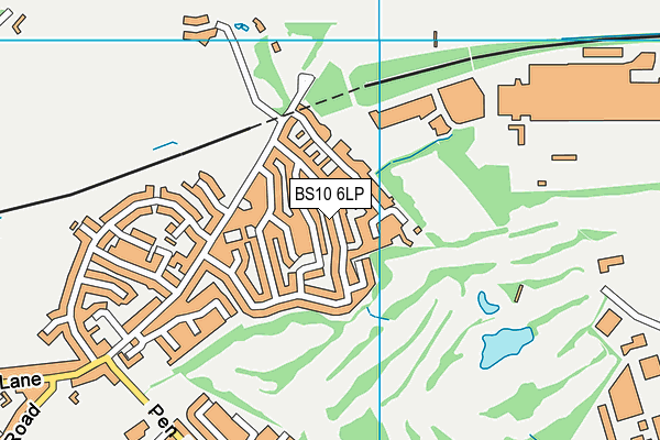 BS10 6LP map - OS VectorMap District (Ordnance Survey)