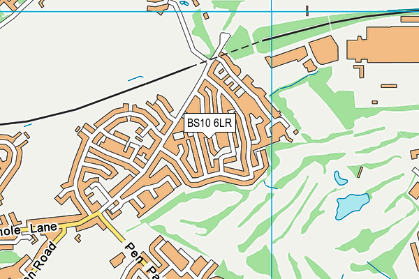 BS10 6LR map - OS VectorMap District (Ordnance Survey)