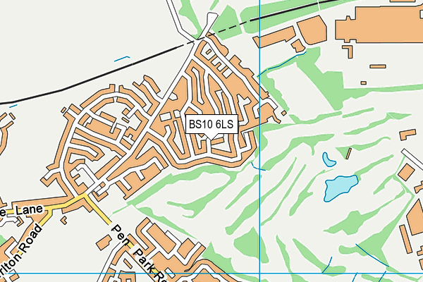 BS10 6LS map - OS VectorMap District (Ordnance Survey)