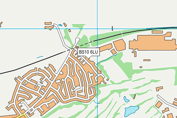 BS10 6LU map - OS VectorMap District (Ordnance Survey)