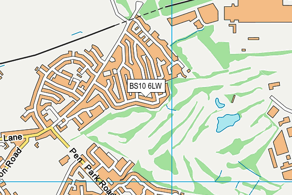 BS10 6LW map - OS VectorMap District (Ordnance Survey)