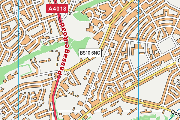 Bristol Free School map (BS10 6NG) - OS VectorMap District (Ordnance Survey)