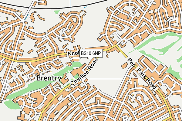 BS10 6NP map - OS VectorMap District (Ordnance Survey)