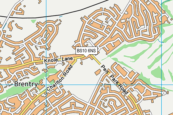 BS10 6NS map - OS VectorMap District (Ordnance Survey)