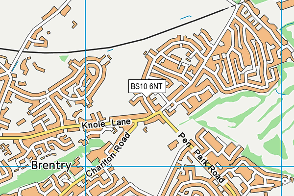 BS10 6NT map - OS VectorMap District (Ordnance Survey)