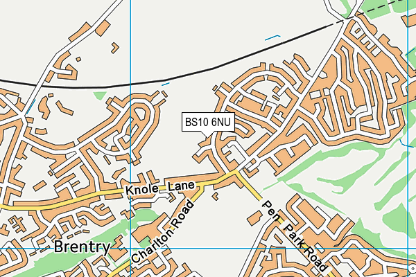 BS10 6NU map - OS VectorMap District (Ordnance Survey)