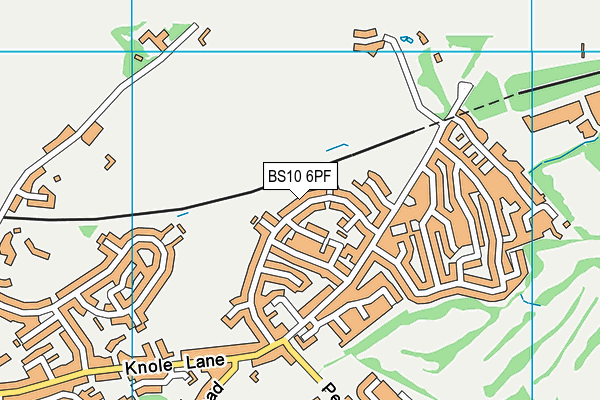 BS10 6PF map - OS VectorMap District (Ordnance Survey)