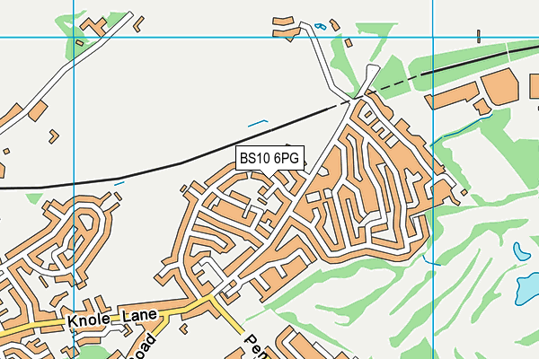 BS10 6PG map - OS VectorMap District (Ordnance Survey)