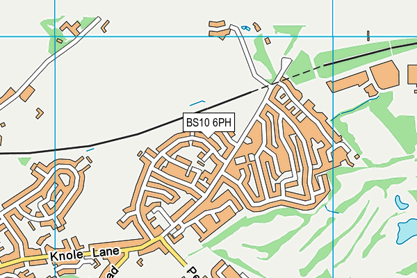 BS10 6PH map - OS VectorMap District (Ordnance Survey)