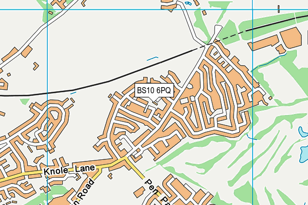BS10 6PQ map - OS VectorMap District (Ordnance Survey)