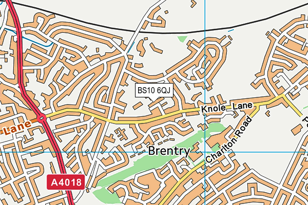 BS10 6QJ map - OS VectorMap District (Ordnance Survey)