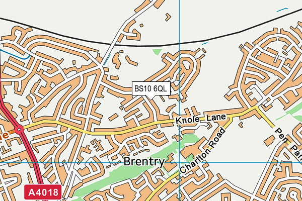 BS10 6QL map - OS VectorMap District (Ordnance Survey)