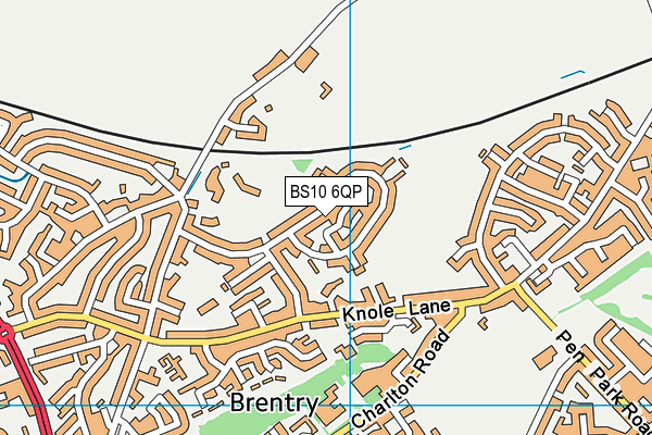 BS10 6QP map - OS VectorMap District (Ordnance Survey)