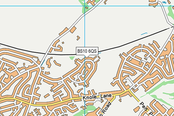 BS10 6QS map - OS VectorMap District (Ordnance Survey)