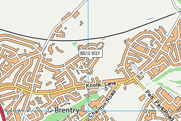BS10 6QY map - OS VectorMap District (Ordnance Survey)
