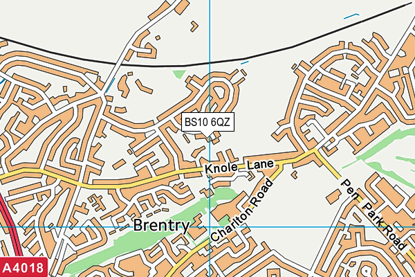 BS10 6QZ map - OS VectorMap District (Ordnance Survey)