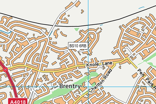 BS10 6RB map - OS VectorMap District (Ordnance Survey)