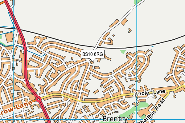 Brentry Primary School map (BS10 6RG) - OS VectorMap District (Ordnance Survey)