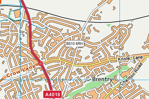 BS10 6RH map - OS VectorMap District (Ordnance Survey)