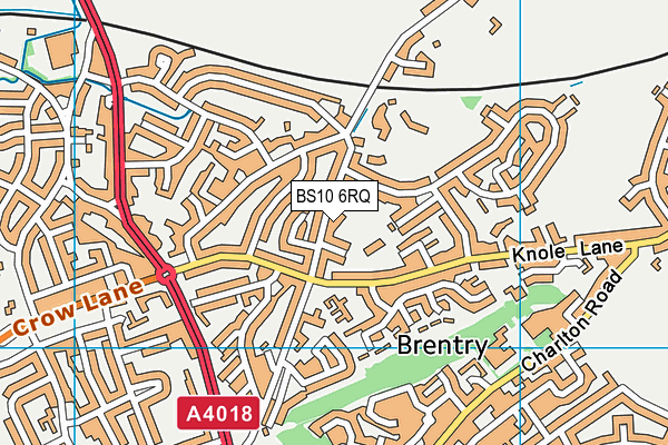 BS10 6RQ map - OS VectorMap District (Ordnance Survey)