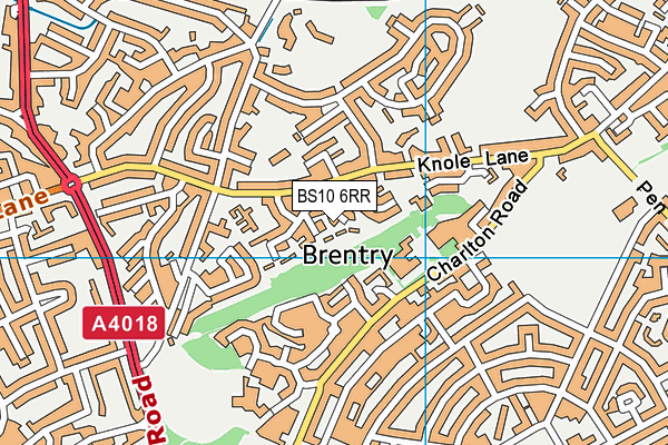 BS10 6RR map - OS VectorMap District (Ordnance Survey)