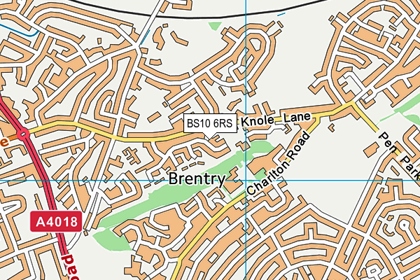 BS10 6RS map - OS VectorMap District (Ordnance Survey)