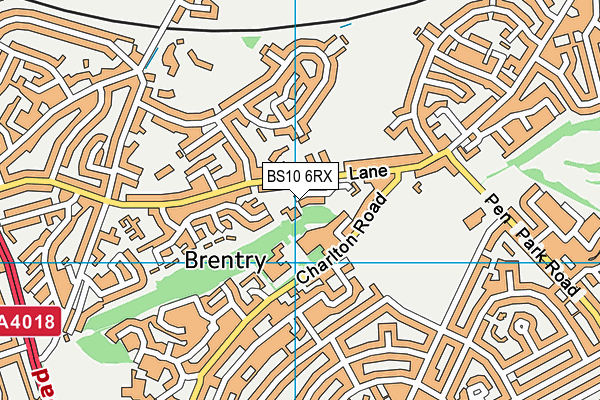 BS10 6RX map - OS VectorMap District (Ordnance Survey)