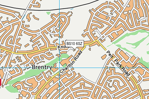 BS10 6SZ map - OS VectorMap District (Ordnance Survey)