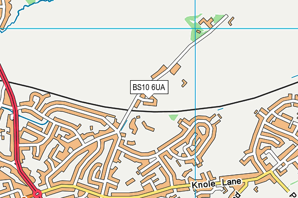 BS10 6UA map - OS VectorMap District (Ordnance Survey)