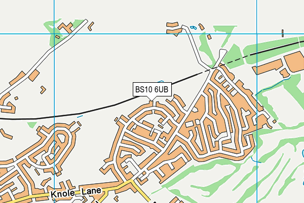 BS10 6UB map - OS VectorMap District (Ordnance Survey)