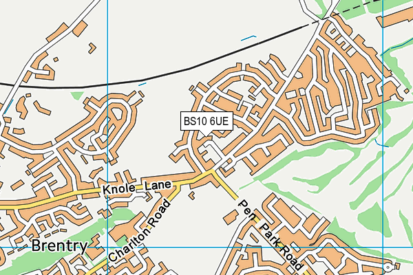 BS10 6UE map - OS VectorMap District (Ordnance Survey)