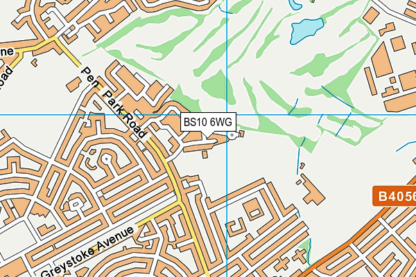 BS10 6WG map - OS VectorMap District (Ordnance Survey)