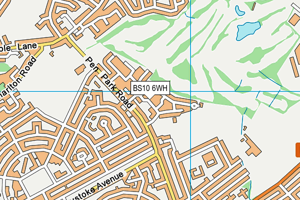 BS10 6WH map - OS VectorMap District (Ordnance Survey)