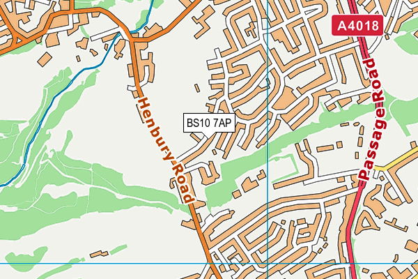 BS10 7AP map - OS VectorMap District (Ordnance Survey)